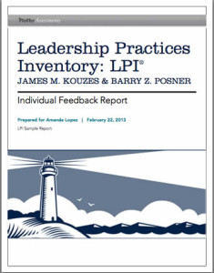 The Leadership Challenge - Sample Feedback Report